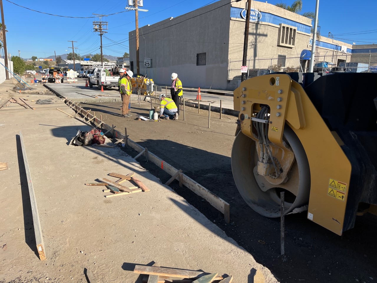 Testing of Base Material Compaction at Tujunga-Penrose Intersection
